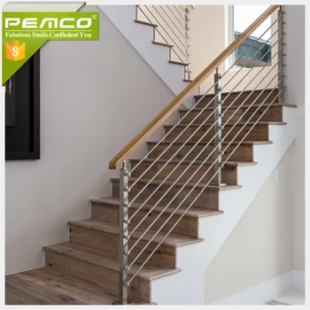 China Exporter Variety Stenlis Steel Stair Glass Railing Tangga