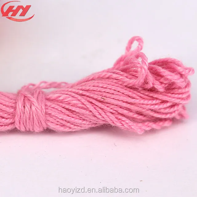 2mm Pink Hang Tag String Rope Cotton 