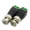 Easy wiring green terminal bnc connector male bnc to cat5 connector