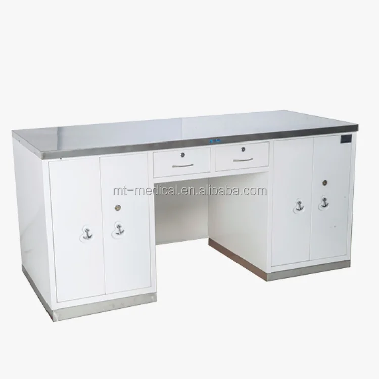Medical Working Table Stainless Steel With Drawers