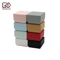 

Red/brown/pink/black/green/blue/white color Cheap lid and base cardboard paper jewelry box P1344