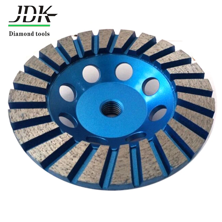 Steel Body Turbo Segment Tools Diamond Cup Grinding Wheel