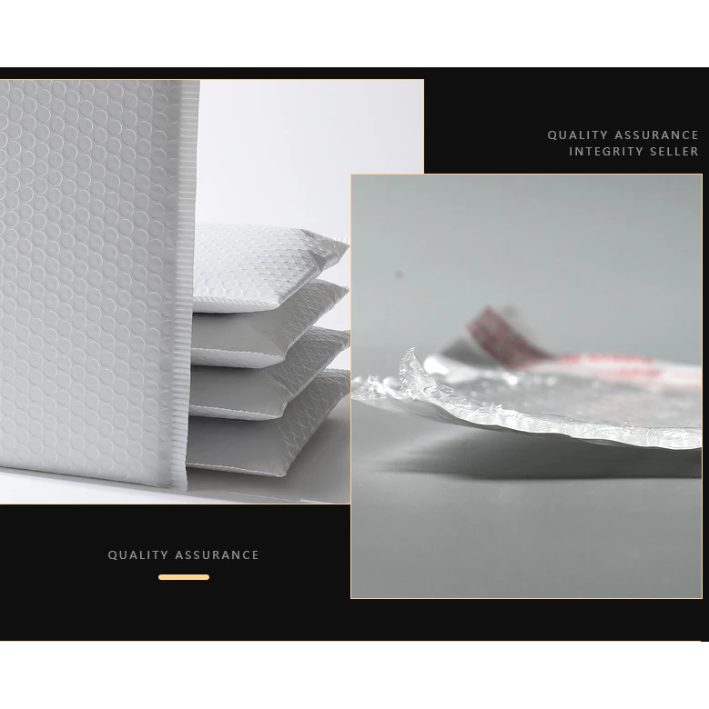 
12.6*18inch poly mailer bubble custom bubble mailer package bag with logo 