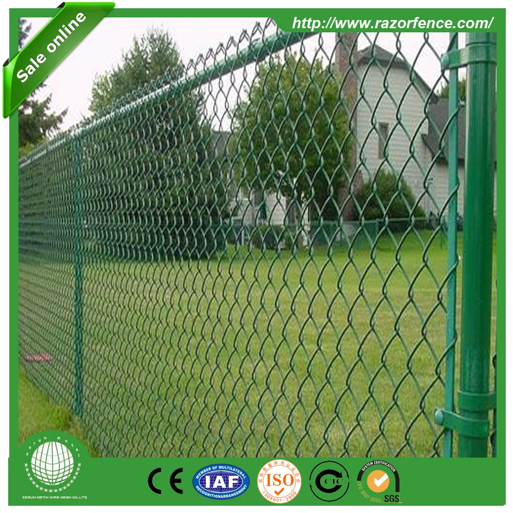 Super Quality Safety Galvanized Chain Link Garden Fence For Yards - Buy ...
