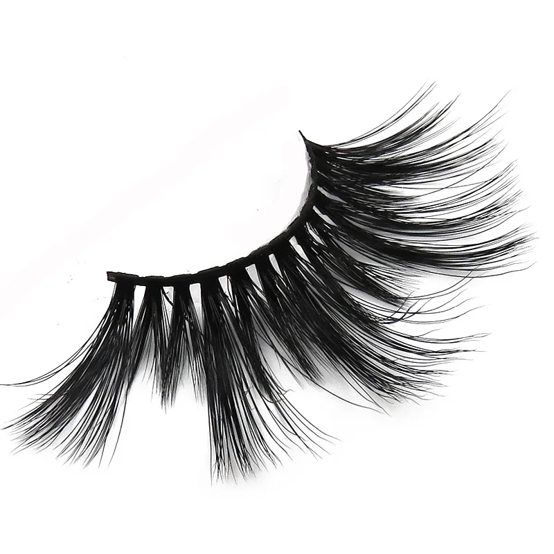 

SF009 Free Shipping Super Soft 5D eyelash 25MM, Natural black