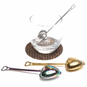Image of Good Quality Wedding Favor Heart Shape Tea Infuser for Loose Tea