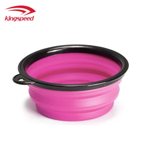 Image of Best Selling Personalized Foldable TPE Silicone Feeding Food Dog Bowl