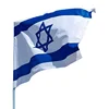 Custom Made High Quality Polyester Fabric Different Size 4x6ft 3x5ft National Country Israeli Flag