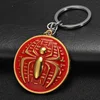 Marvel peripheral avengers spider-man parallel universe iron man Holland brother metal pendant key chain