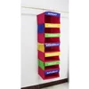 7 Cases children printed non-woven small capacity foldable Monday-Sunday Hanging Organizer Home Storage Box with hooks