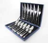 

Amazon top seller wholesale 20pcs/set alibaba cutlery titanium silver plated flatware stainless steel silverware