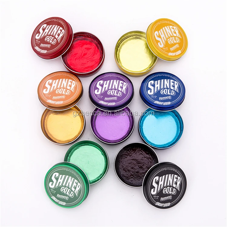 Wholesale Oem Tin Color Water Based Extra Strong Hair Pomade Wax For