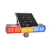2 aspects 12 modules LED Burst flash traffic warning Light yellow solar flashing warning light led flashing