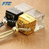 Popular 6ml Square Shape Hanging Car Perfume Bottles Air Freshener