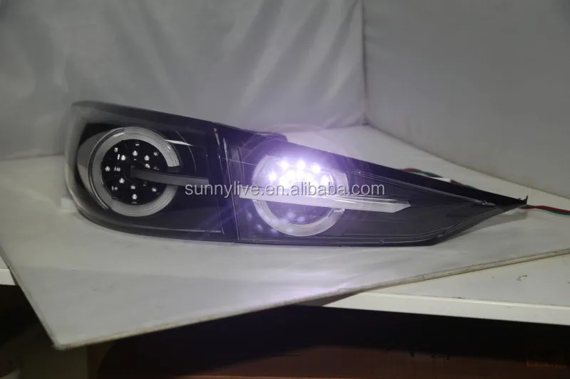 LED rear light  For MAZDA 3 Axela Sedan LED Strip Tail Lamp 2015 Clear cover TW