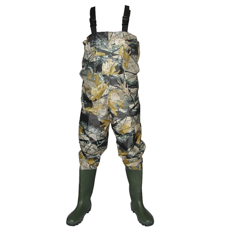 
Hotsales 70D Waterproof Nylon PVC Fishing Chest Waders Fishing Boots 