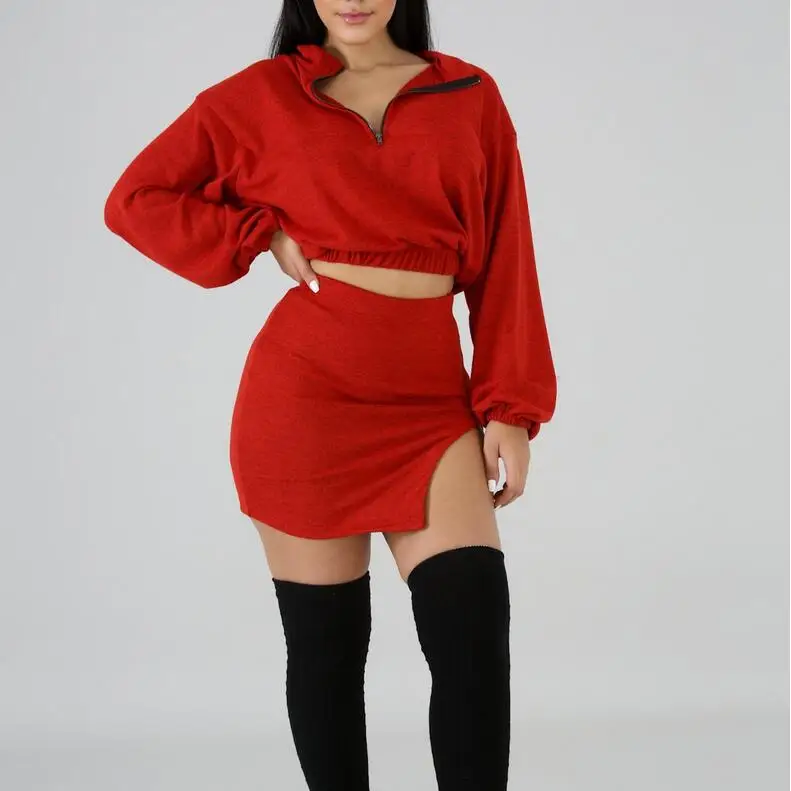 

conjuntos de falda y blusa elegantes blouse and skirt sets mujer, Show as picture or customized