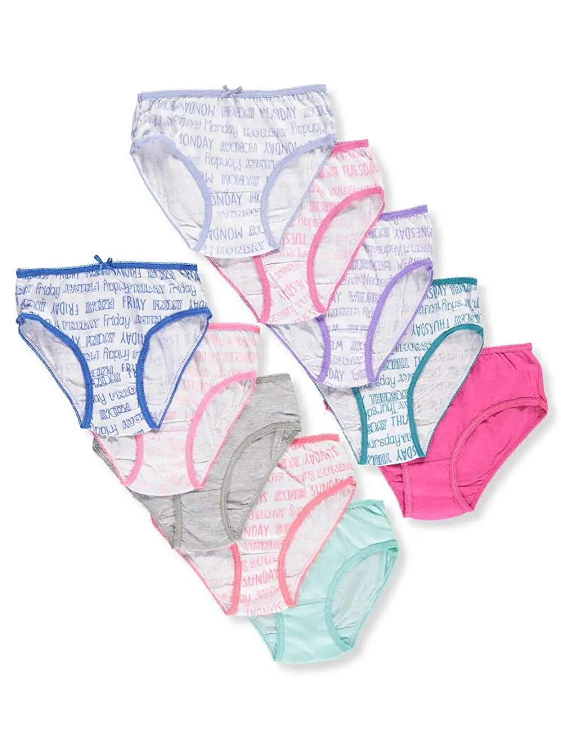 Sweet Princess Girls 10-Pack Bikini Panties