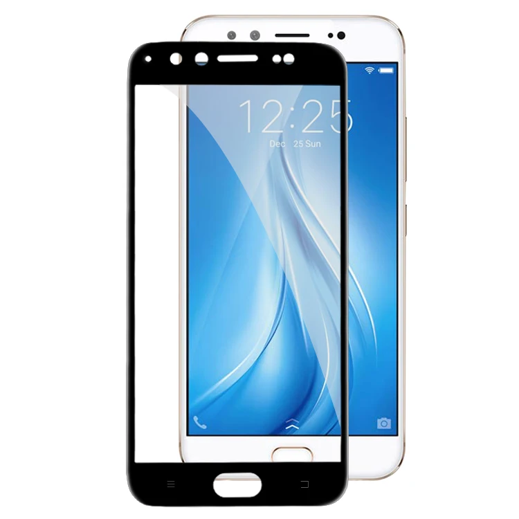 Cell Phone 5D Full Cover Anti Scratch Tempered Glass Screen Protector For Vivo V5plus