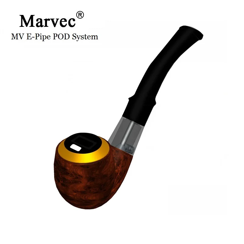 

Marvec New Product Rechargeable POD Smoking E-Pipe Vape POD LED Screen Variable Wattage Refillable E-Pipe 2019 Vape POD