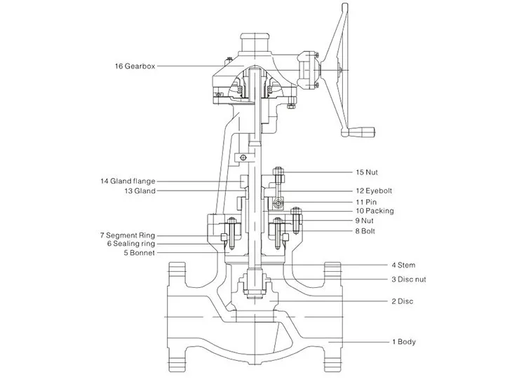 Wzld High Pressure Asme B16.10 Marine Angle Cast Steel Globe Valve Dn65 ...