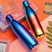 

Gomax 500ml 750 ml double wall stainless steel insulated vacuum seale travel thermos flask water bottle wholesale