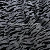 Custom various patterns double brushed polyester rayon flocking knitted fabric