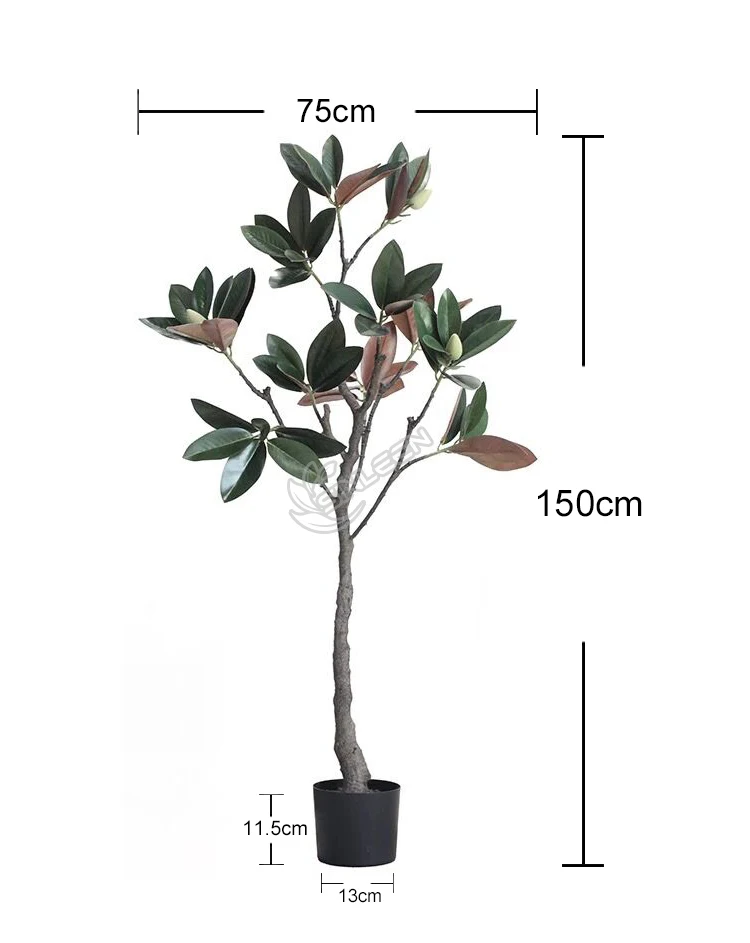 Hot Sale Artificial Silk Flower Branch Real Touch Magnolia Tree For Indoor Decor Buy Hot Sale