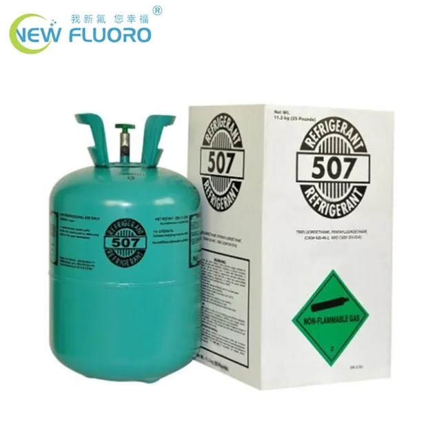 High Purity 11.3KG Mixed Refrigerant R507a Refrigerant Gas R507a with 99.8% - 