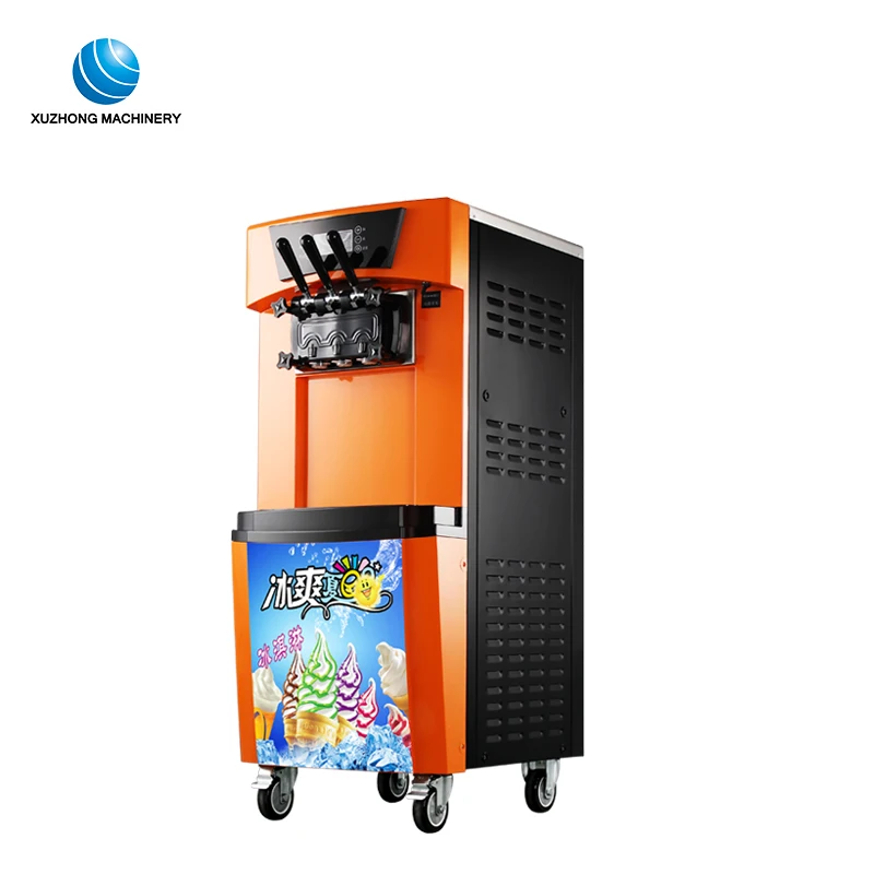 3 Flavors Automatic Ice Cream Machine Soft Serve Ice Cream Machine