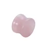 VRIUA 5-25mm Pink Powder Spar Ear Tunnels Stretching Tools Stretched Ears Expanders Individuality Body Piercing Jewelry