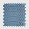 2018 Hexagonal Grays blue mix swimming pool tile