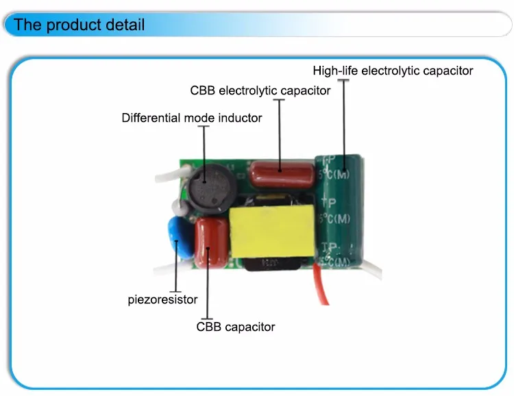 Open Frame Powerful 8w10w Led Tube Driver Dc Power Supply High Pf Low