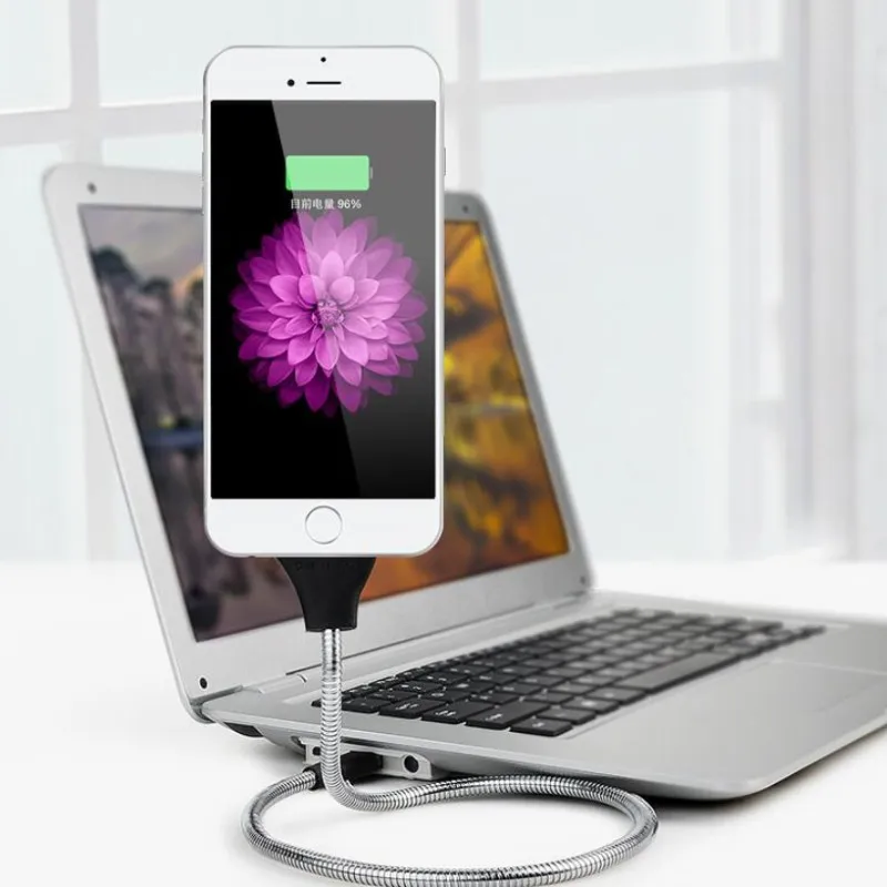 Flexible Stand Up Cable Phone Holder for iphone Micro Usb Cable - ANKUX.COM
