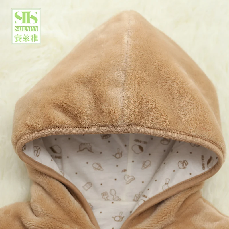 
fashion organic cotton baby autumn winter shawl velvet cloak clothes 