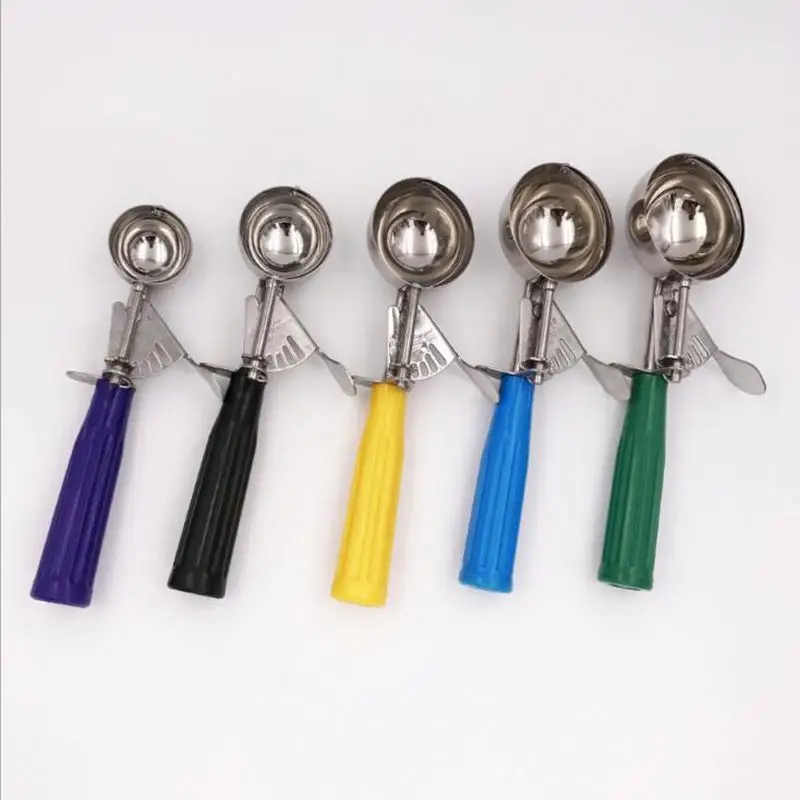 

Ice cream scoop mould ,HOpa nonstick anti-freeze ice cream scoop, Yellow, green, blue, black