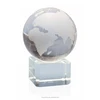 laser engraving 3D globe glass paper weight in gift box