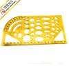 Best selling products in europe template ruler, custom plastic ruler,circle/oval/ square shape template.
