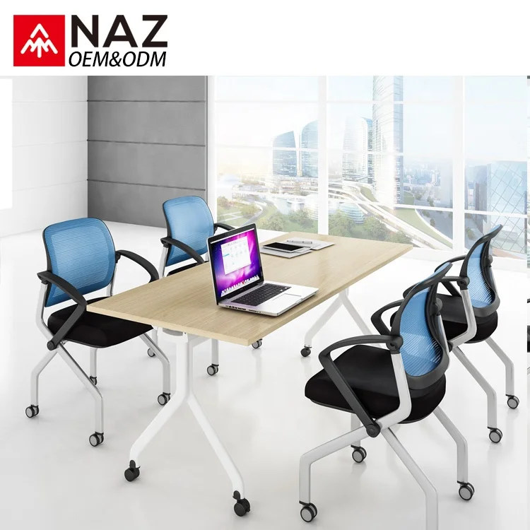 
20 person movable folding conference table modern for meeting room 