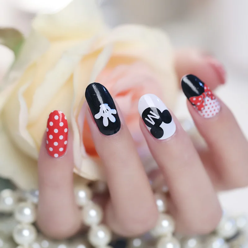 Wholesale Promotional Simple Nail Stickers Art Ecofriendly Cartoon Art