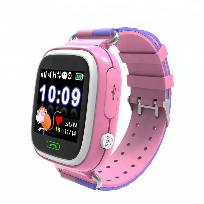 

2017 hot sell product touch screen gps tracker kids oem custom child wifi locator smart watch q60 q80 q90