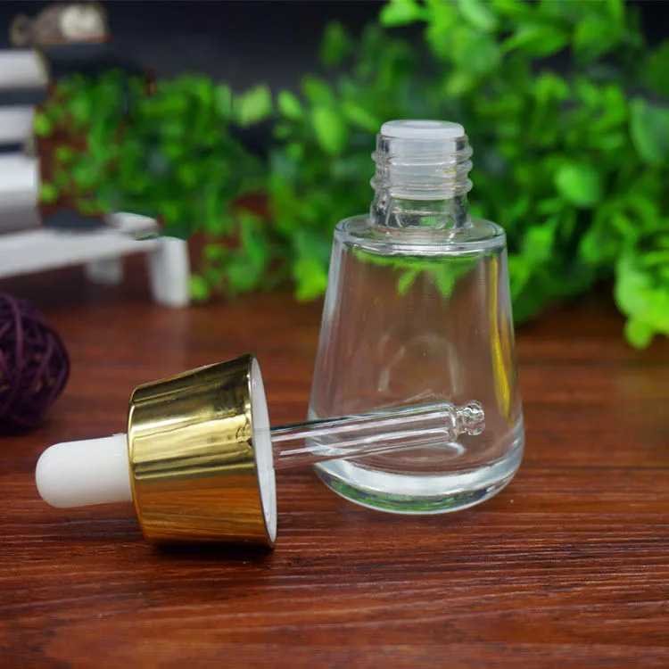 30ml Clear Glass Oil Bottle,Glass 30 Ml Luxury 1 Ounce Dropper Glass
