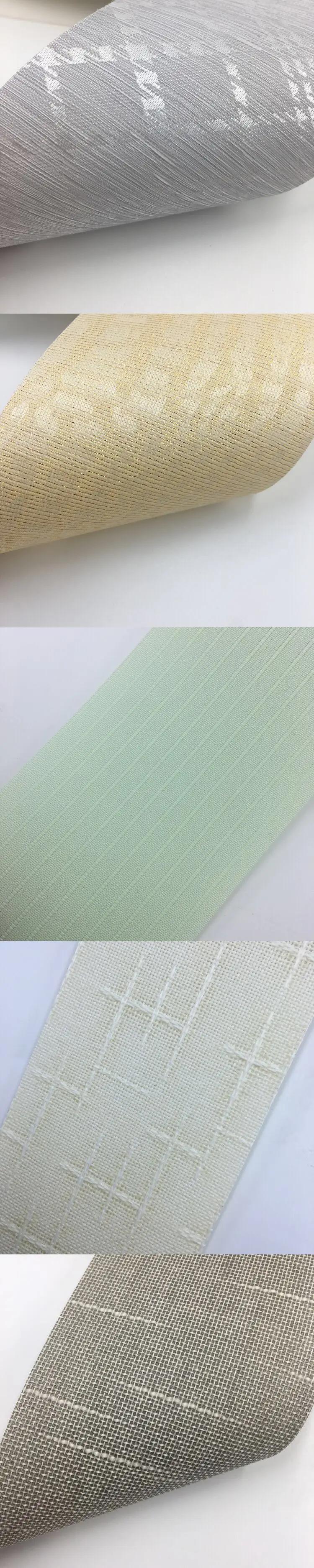 100 Polyester Waterproof Printed 89mm Vertical Blinds Fabric Rolls
