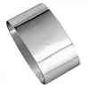 Wholesale Stainless Steel Ring Functional, Silver Plated Plain Oval Napkin Ring