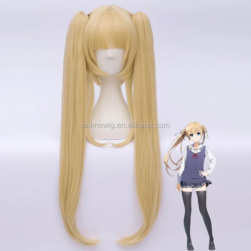 long blonde anime wig