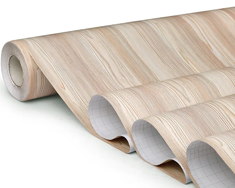 防水自粘 pvc 松木木纹贴纸家具装修厚壁纸装饰膜橱柜