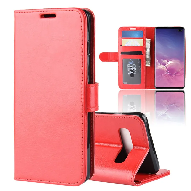 

Flip Wallet Leather Case Crazy Horse R64 Skin TPU Phone cover For Samsung Galaxy J4 J6 Plus A9 J3 J8 J7 Prime2 A6 A8 A7 2018