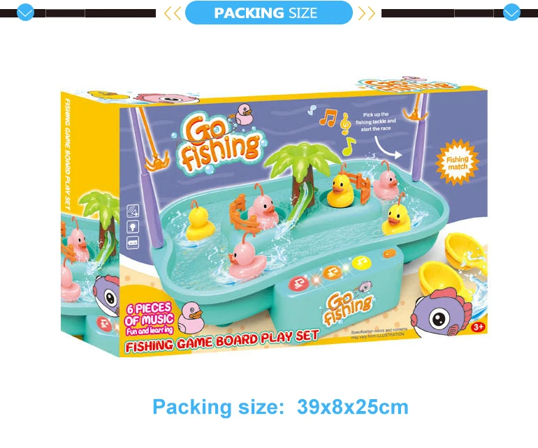 Funny musical rotate play water game set kids fishing rod toy.jpg