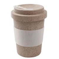 

Natural eco friendly Degradable Bamboo Cup good quality fashion bamboo fiber coffee mug for outdoor
