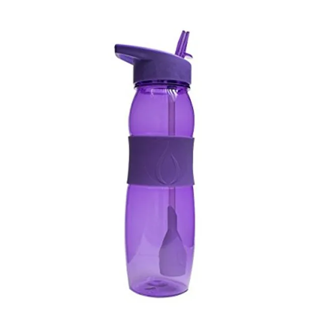 BPA FREE Travel Water Bottle, Custom Logo Space Bottle, Plastic Sports Bottle With Straw 